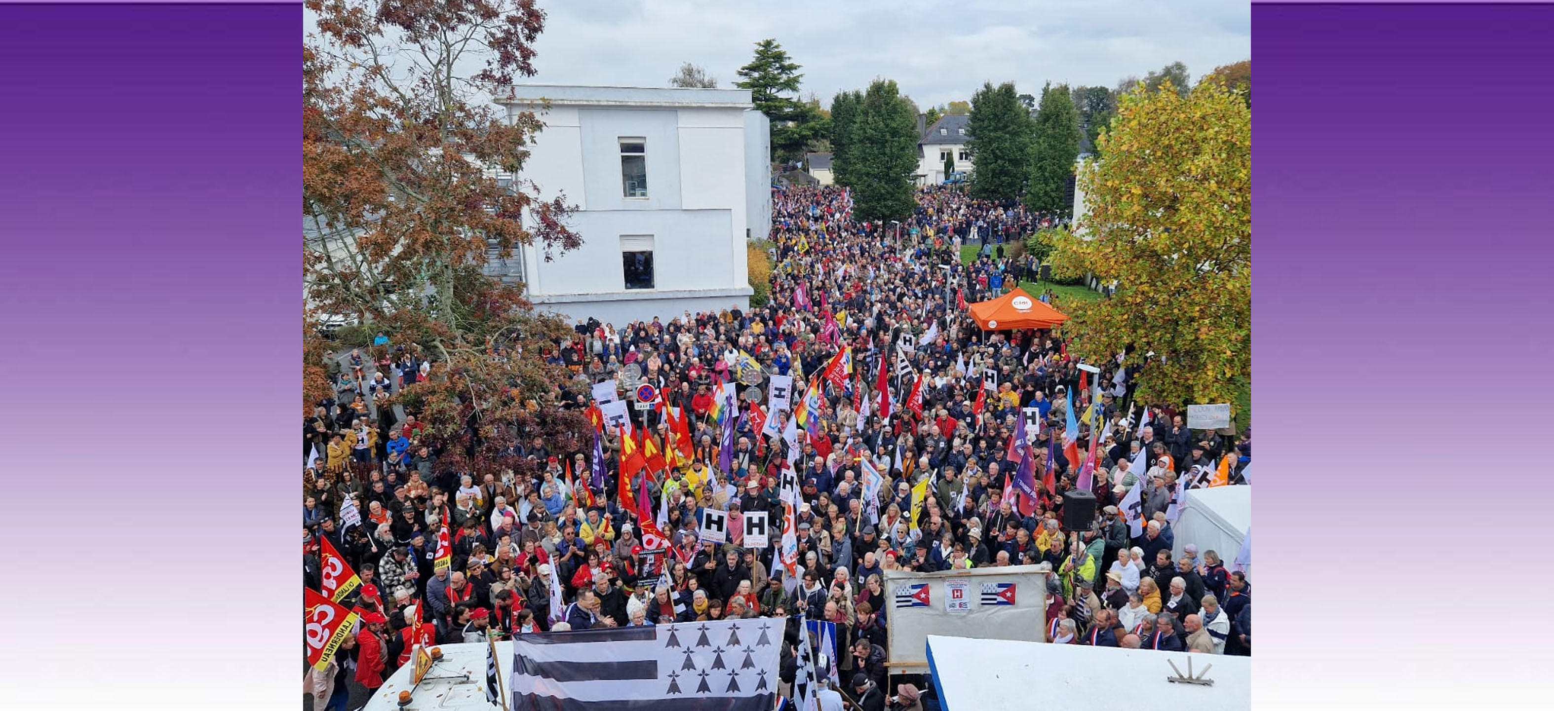 Manif aerial